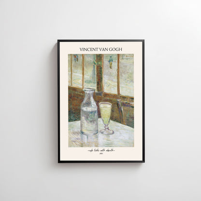 Vincent Van Gogh - café table with absinth